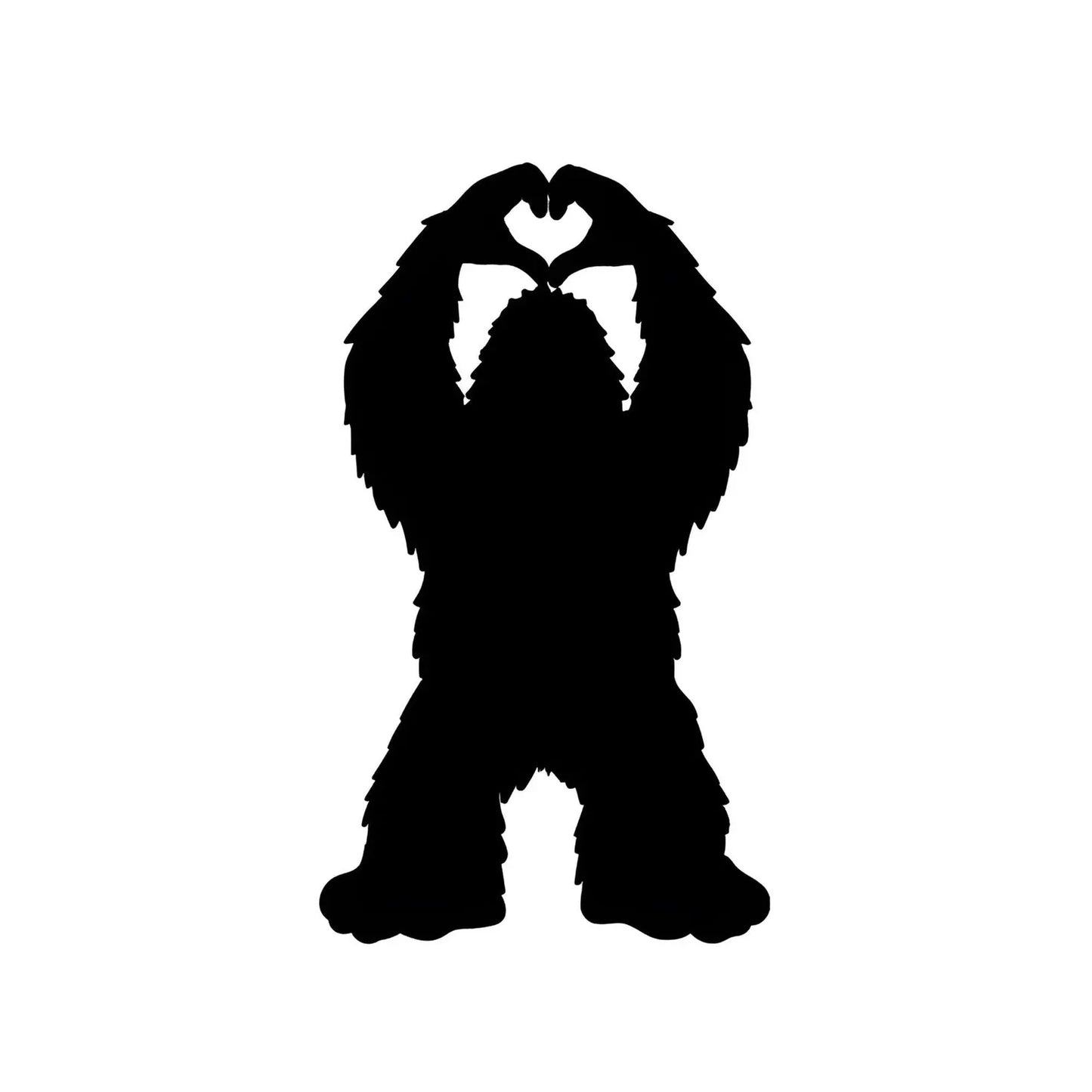 Bigfoot Heart Hands