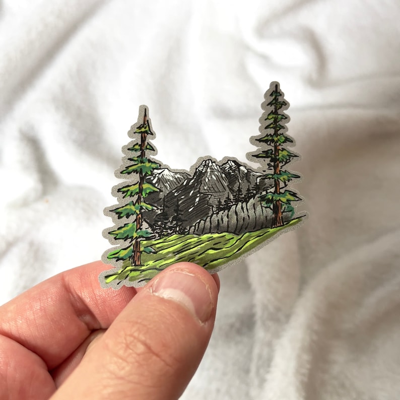 Mountain Line Sticker