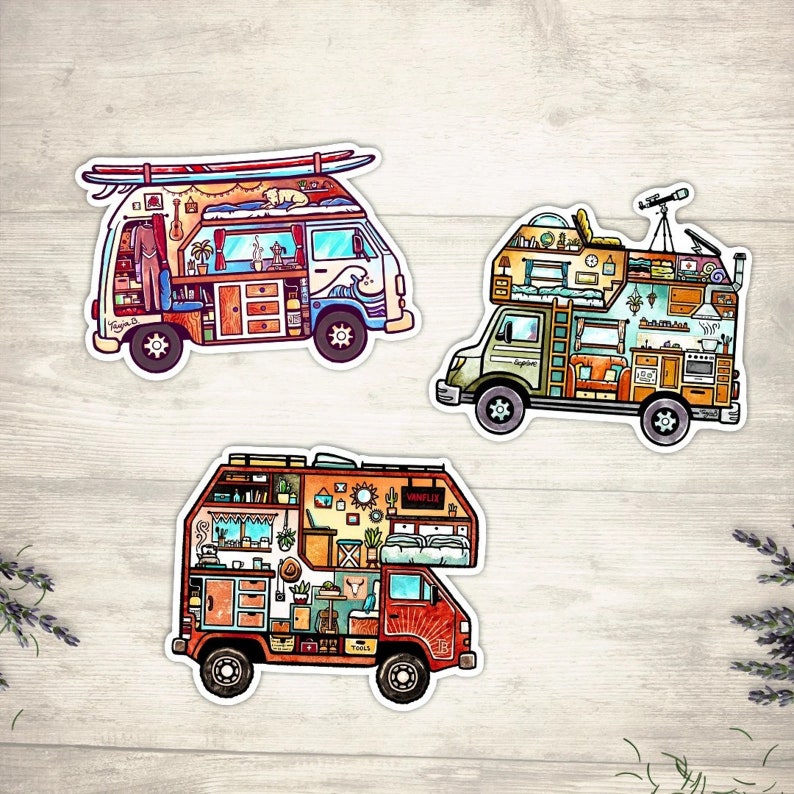 BOHO VAN Sticker