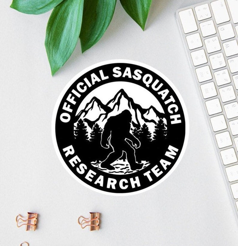 Official Sasquatch Research Team Stickers