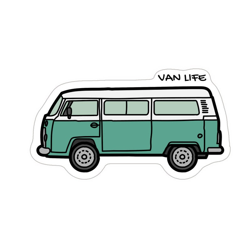 Van Life Die-Cut Vinyl Sticker