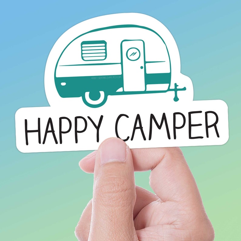 RV Camper Bumper Sticker