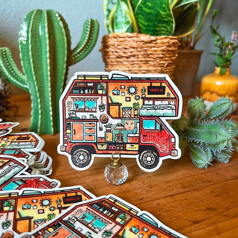 BOHO VAN Sticker