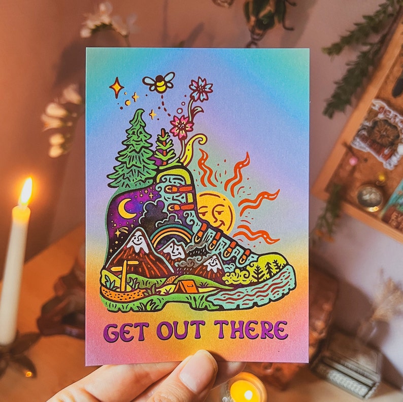 GET OUT THERE Sticker