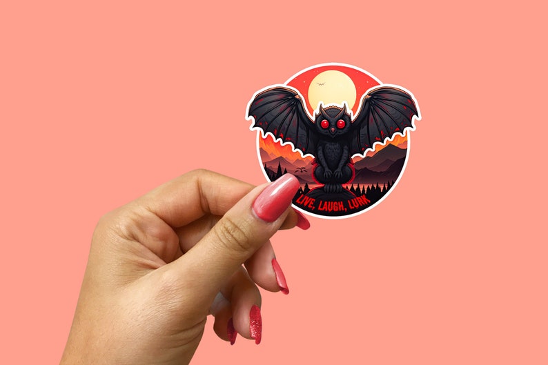 Live Laugh Lurk Sticker