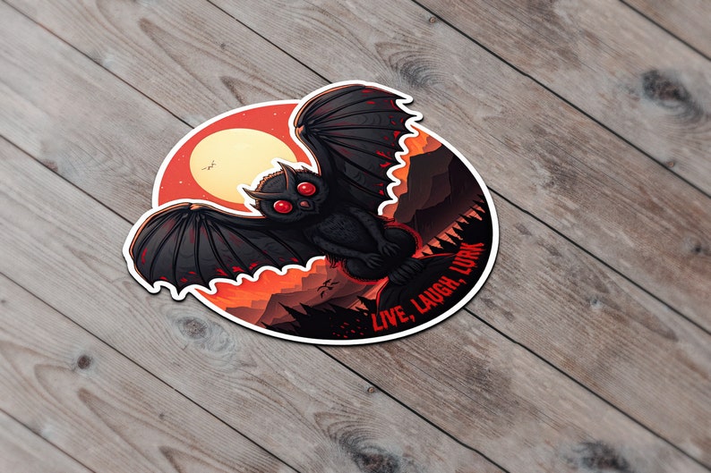 Live Laugh Lurk Sticker