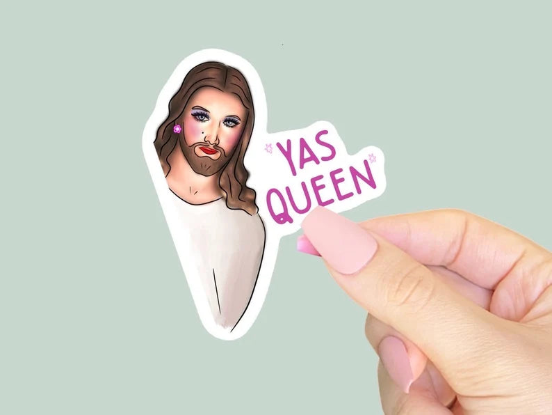 Yas Queen - Jesus Sticker