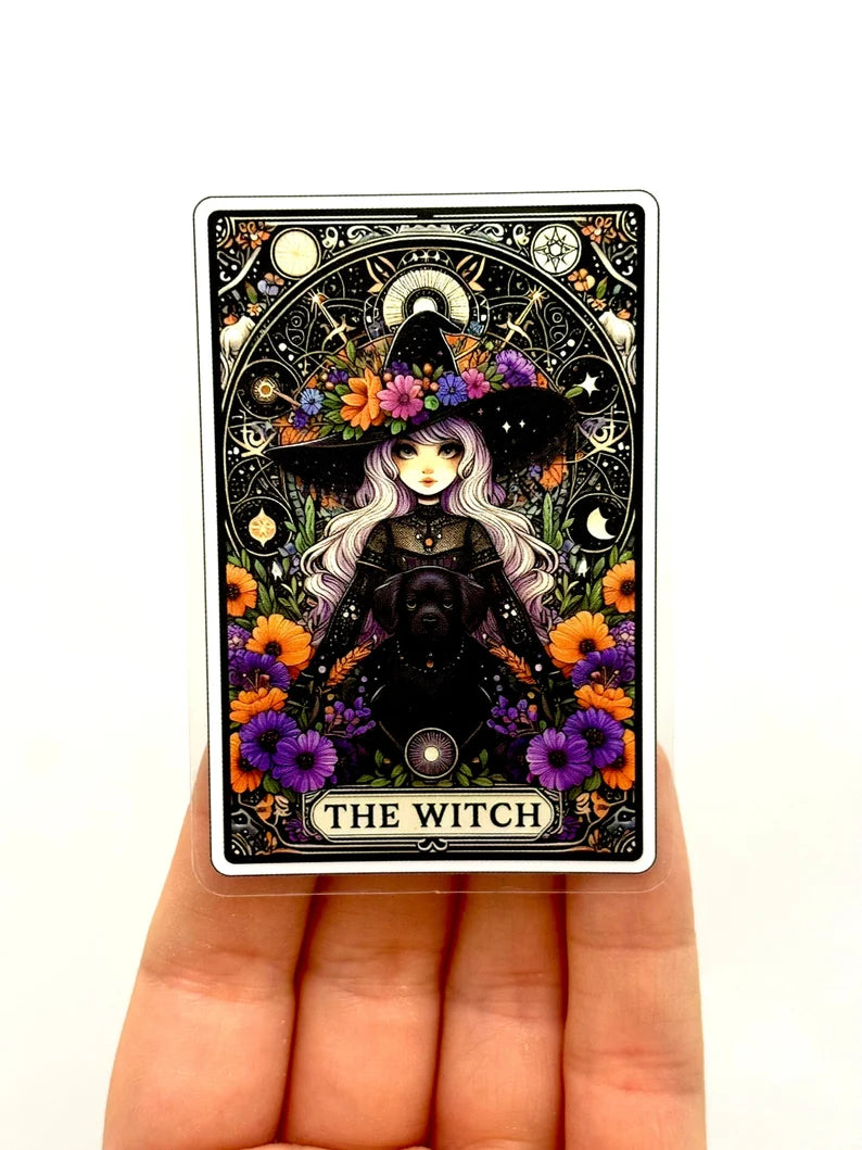 The Witch Tarot Card Sticker