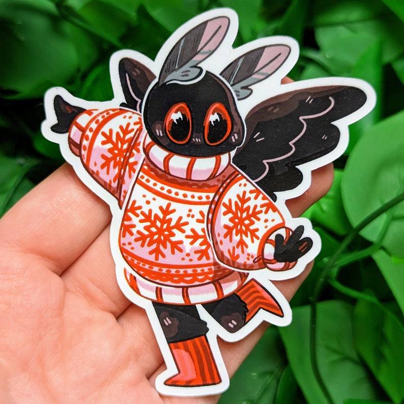 Mothman Sweater Weather Sticker