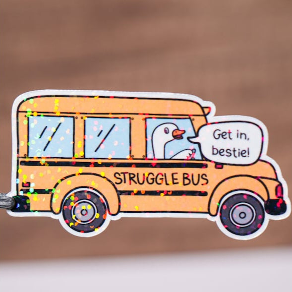 Struggle Bus Sticker