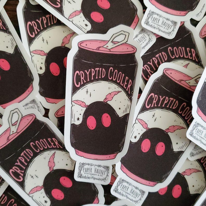 MOTHMAN Soda Sticker