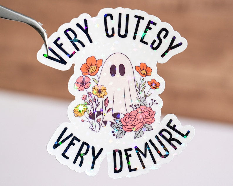 Very Cutesy Very Demure Sticker