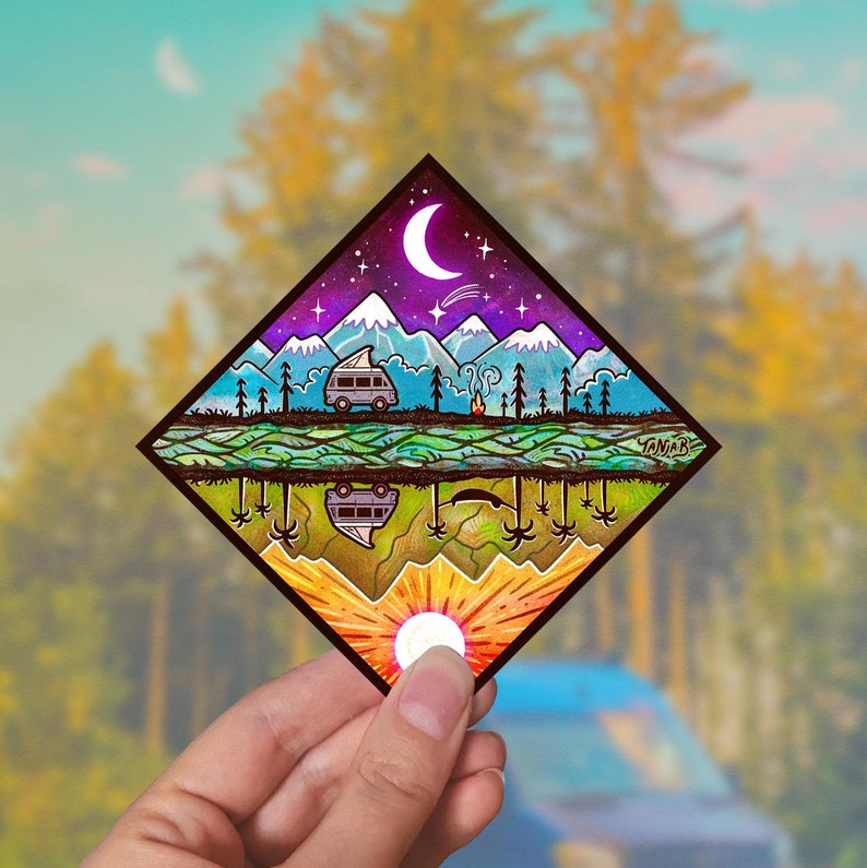 TIME AND PLACE Sticker