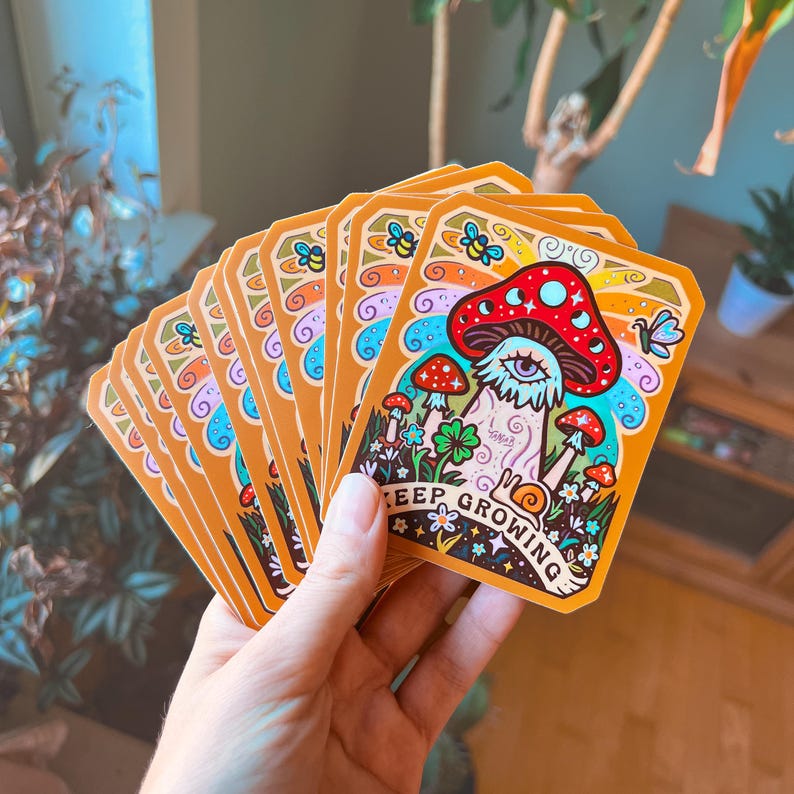 KEEP GROWING Sticker