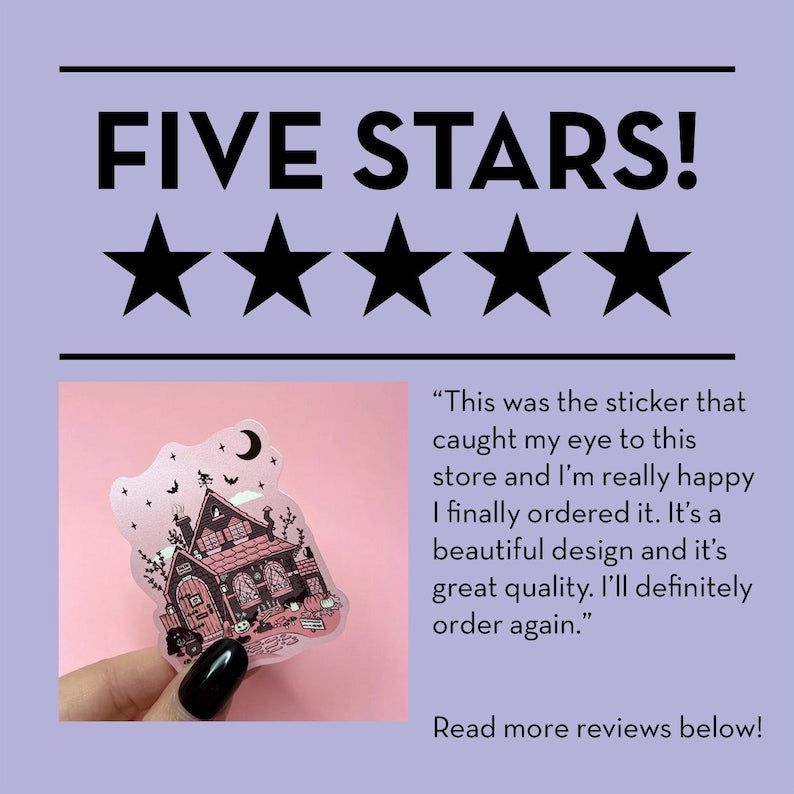 Witchy Cottage Sticker