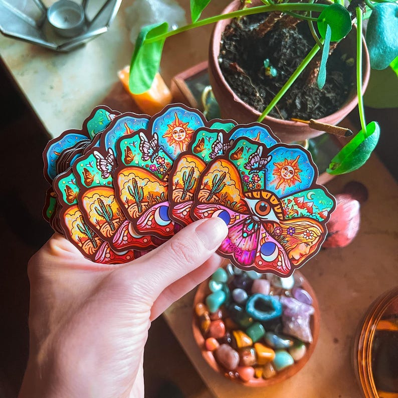 FLOWER EYE Sticker