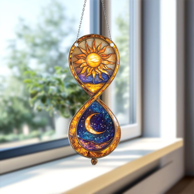 Sun & Moon Infinity Acrylic Window
