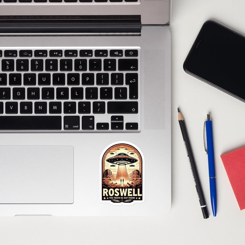 Roswell UFO Sticker