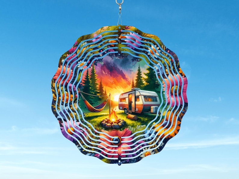 Happy Camper Wind Spinner