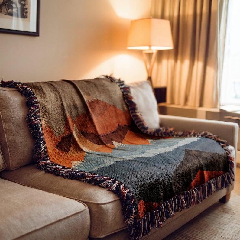 Mountain Range Warm Blanket