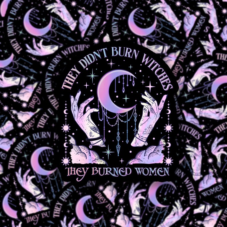 They Didn't Burn Witches Sticker