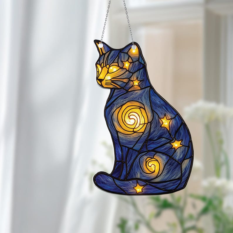 Galaxy Cat Acrylic Window