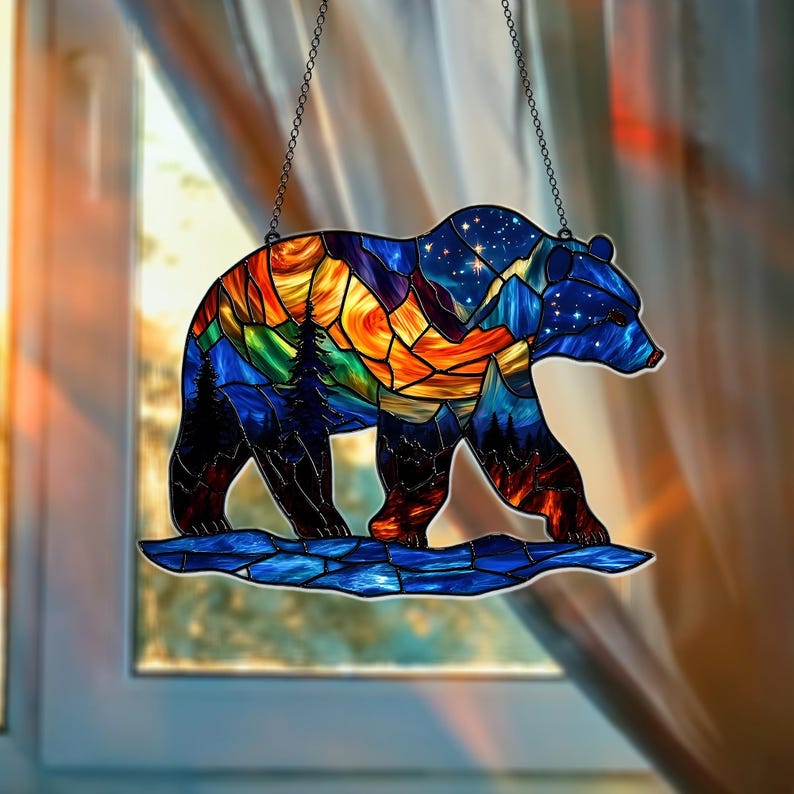 Forest Animal Acrylic Window Hanging