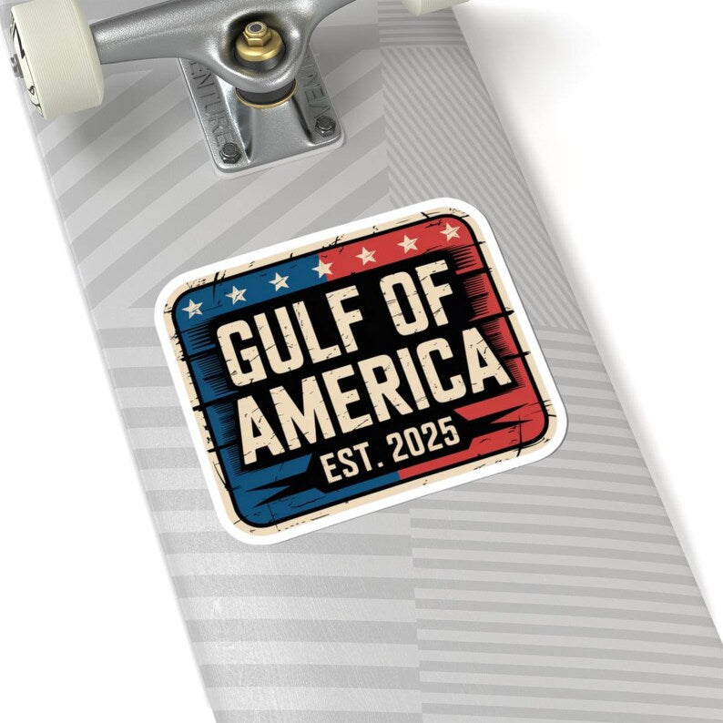 Gulf of America Vintage Sticker