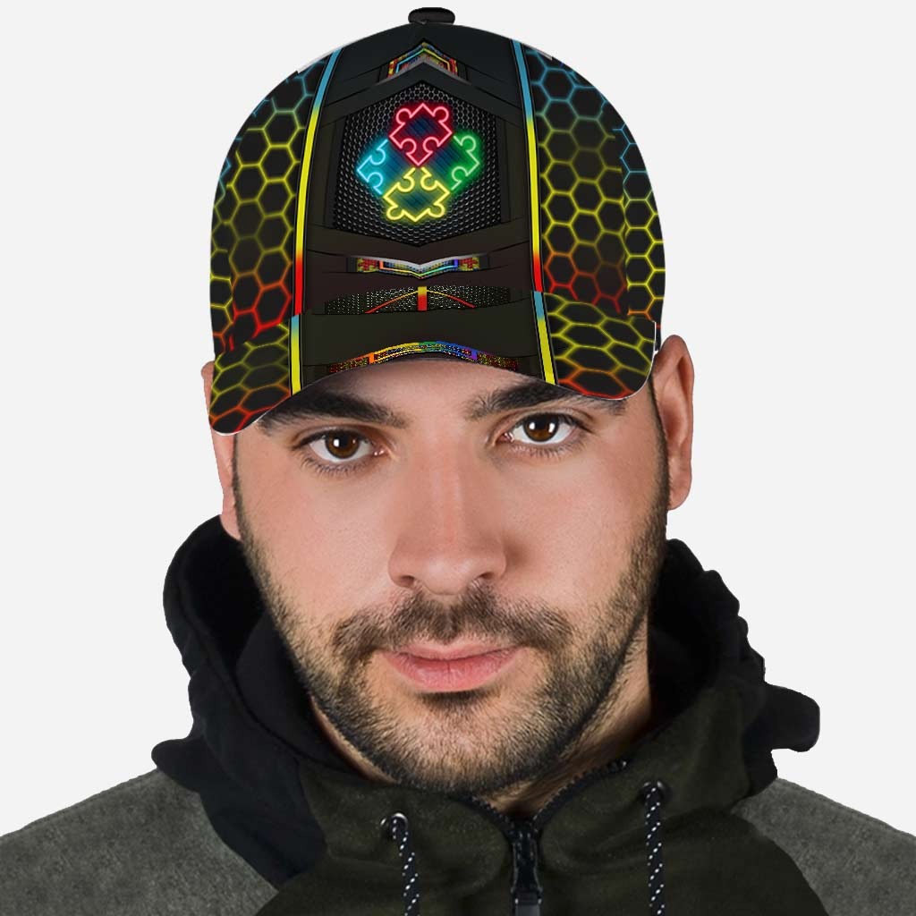 Neon Autism Awareness Classic Cap