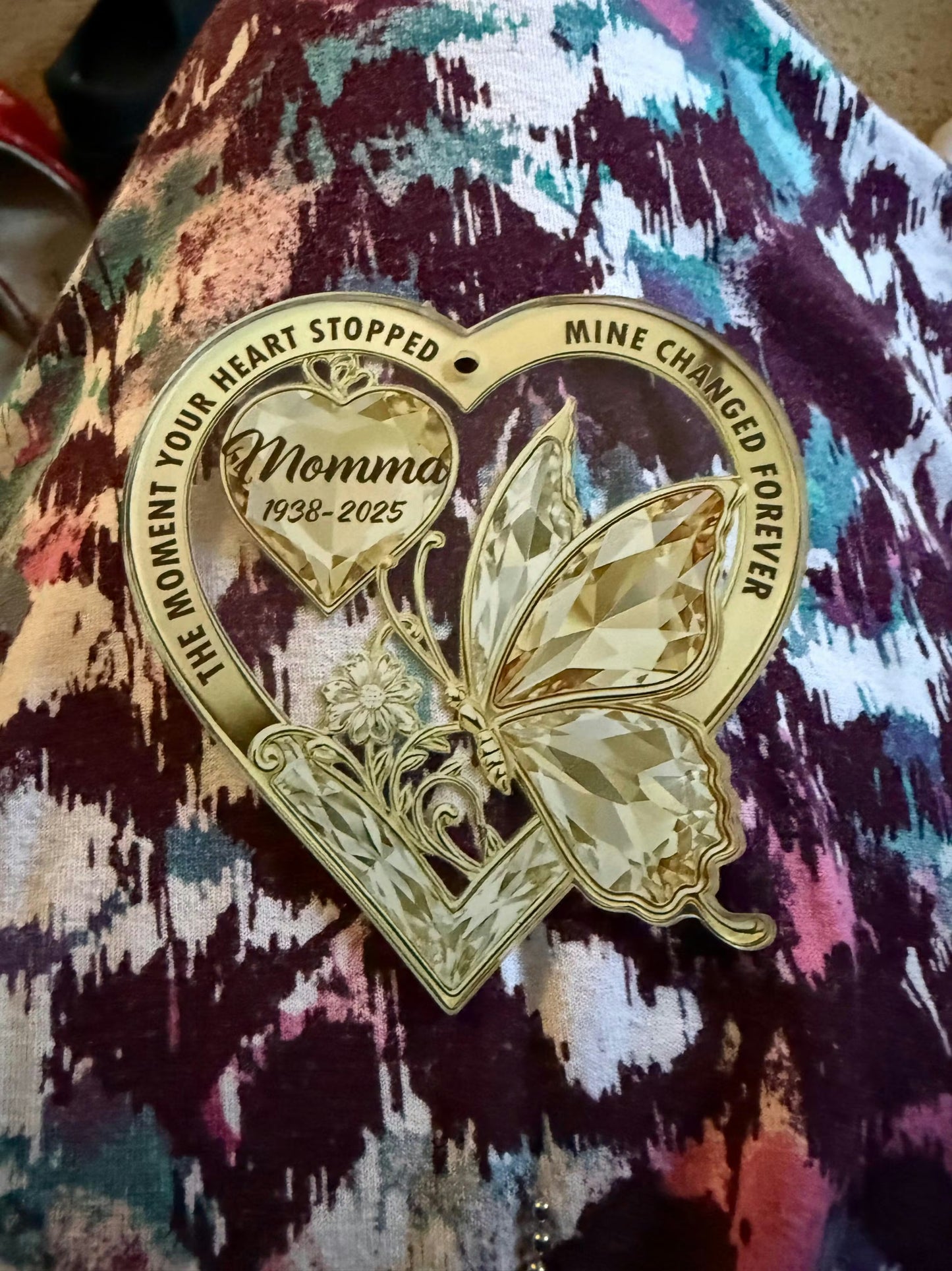 The Moment My Heart Changed Forever - Personalized Car Ornament