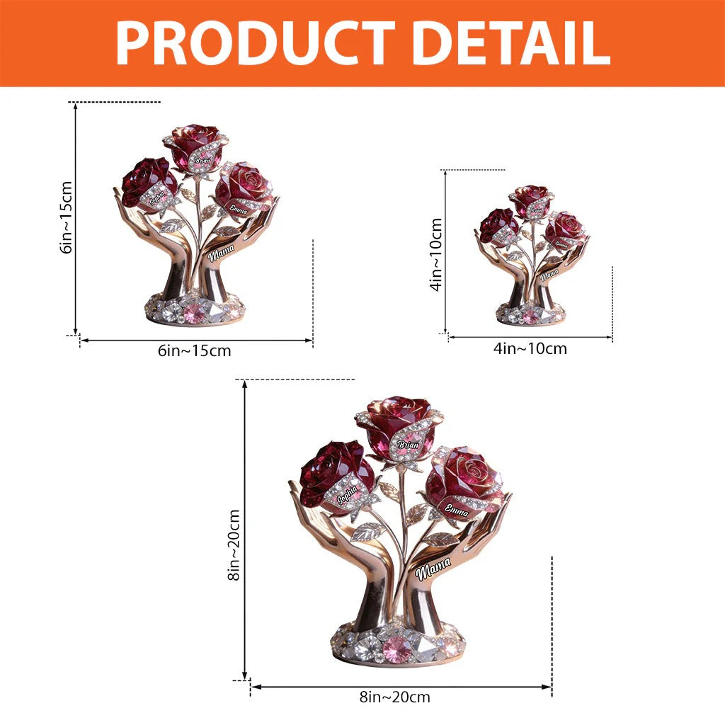 Mom Grandma Gifts - Personalized Mother Acrylic Plaque