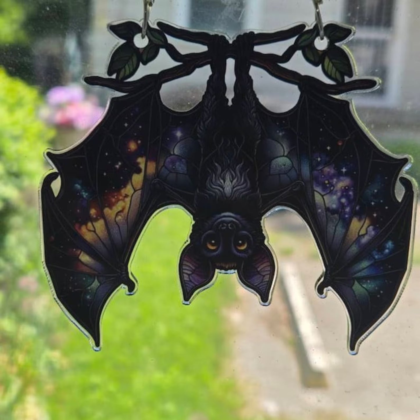 Bat Gothic Acrylic Window Hanging, Window, Gothic Acrylic Window