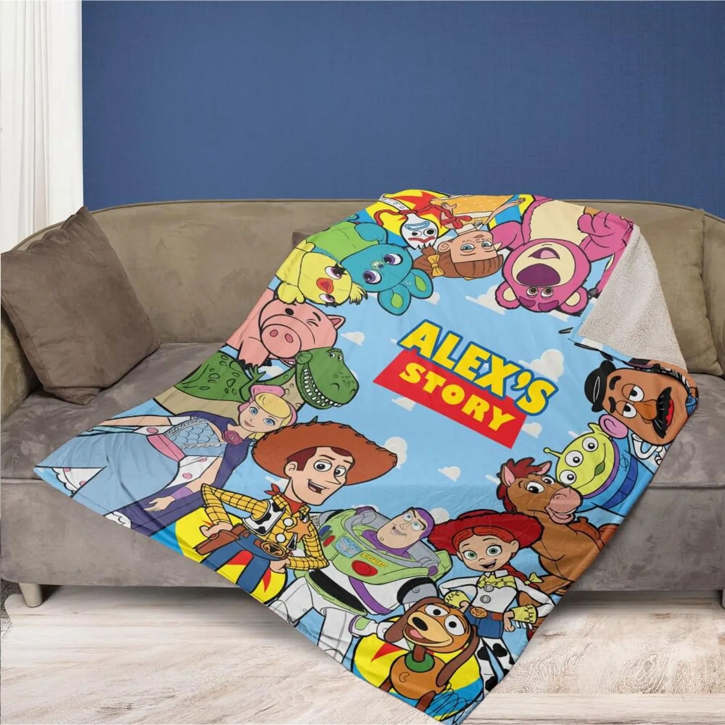 Personalized Name's Story Blanket