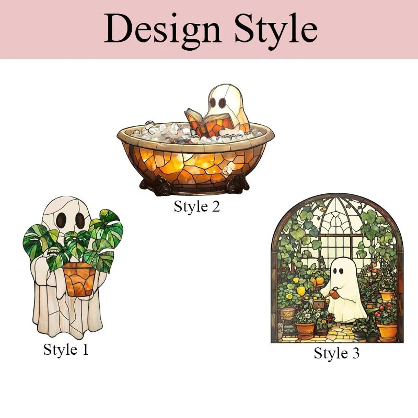 Ghost Plant Acrylic Window, Acrylic Window Hanging