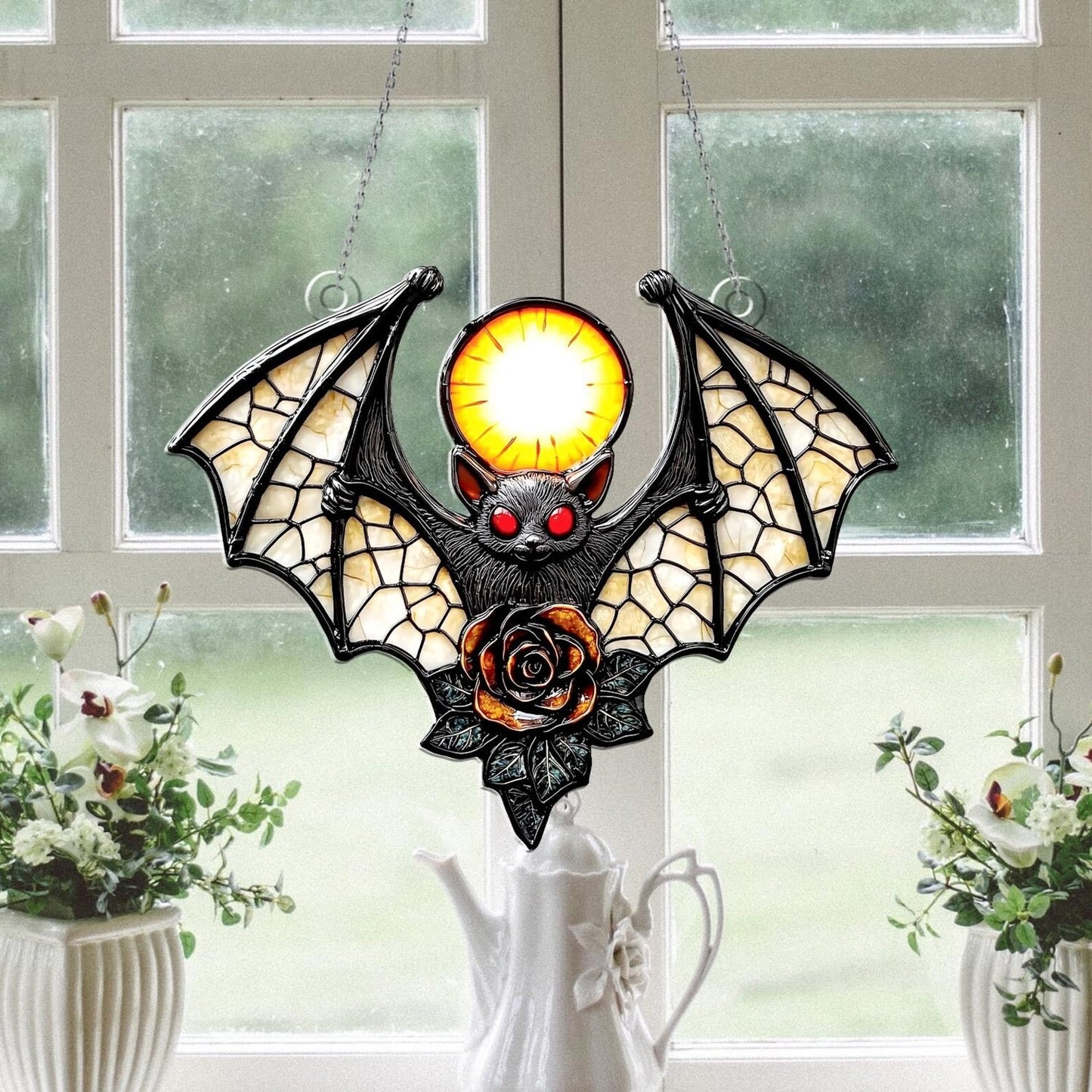 Gothic Bat, Bat Acrylic Window