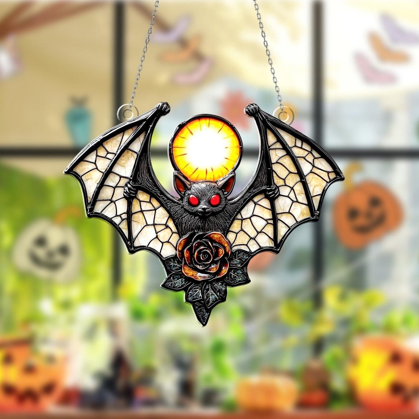 Gothic Bat, Bat Acrylic Window