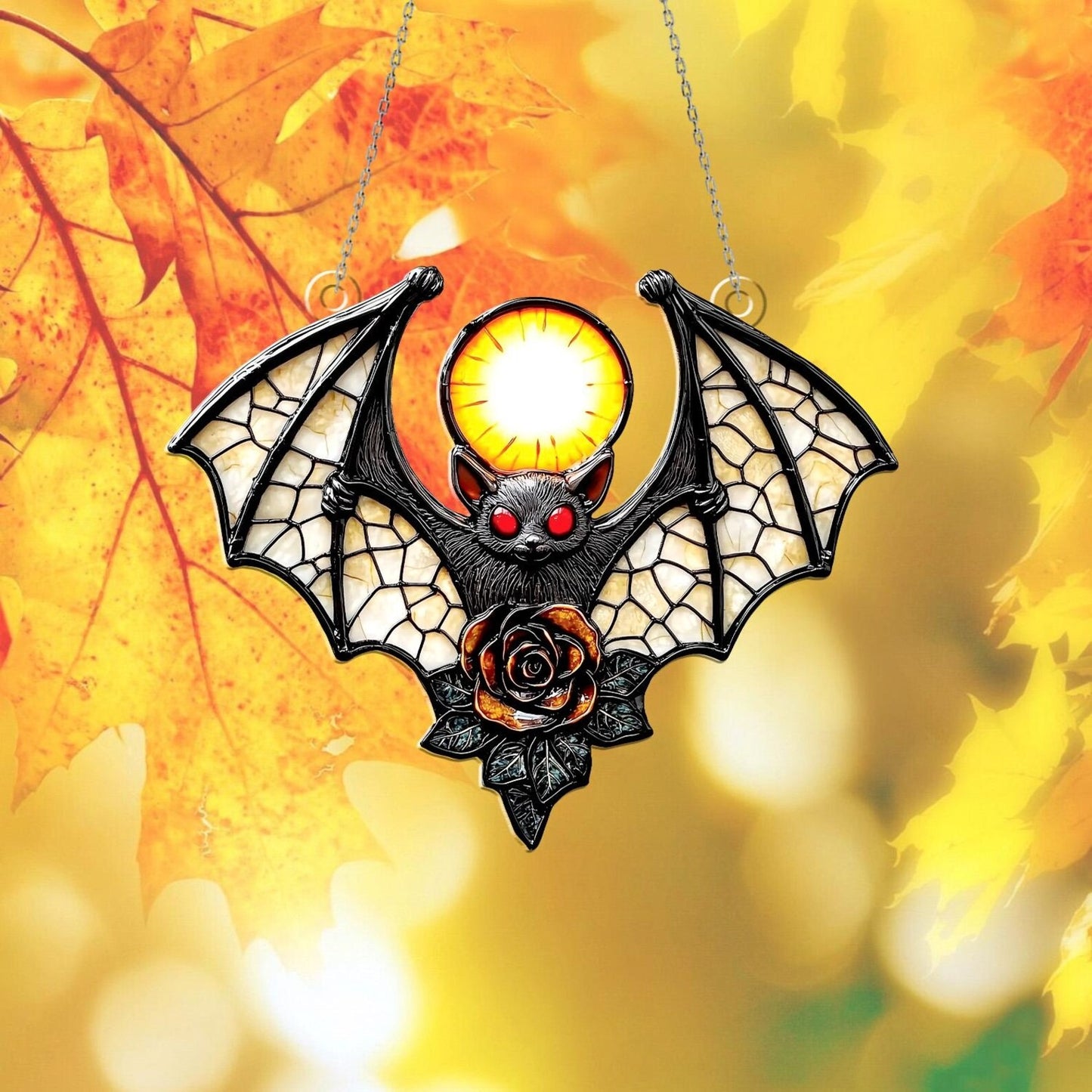 Gothic Bat, Bat Acrylic Window