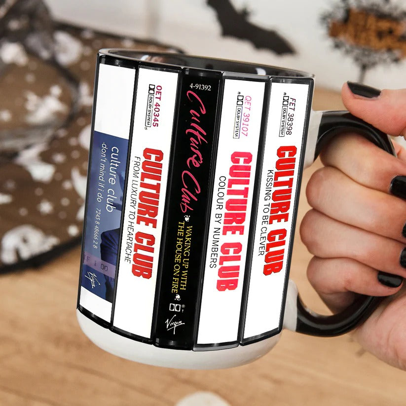 Culture Club Albums Cassette Collection Retro Accent Mug