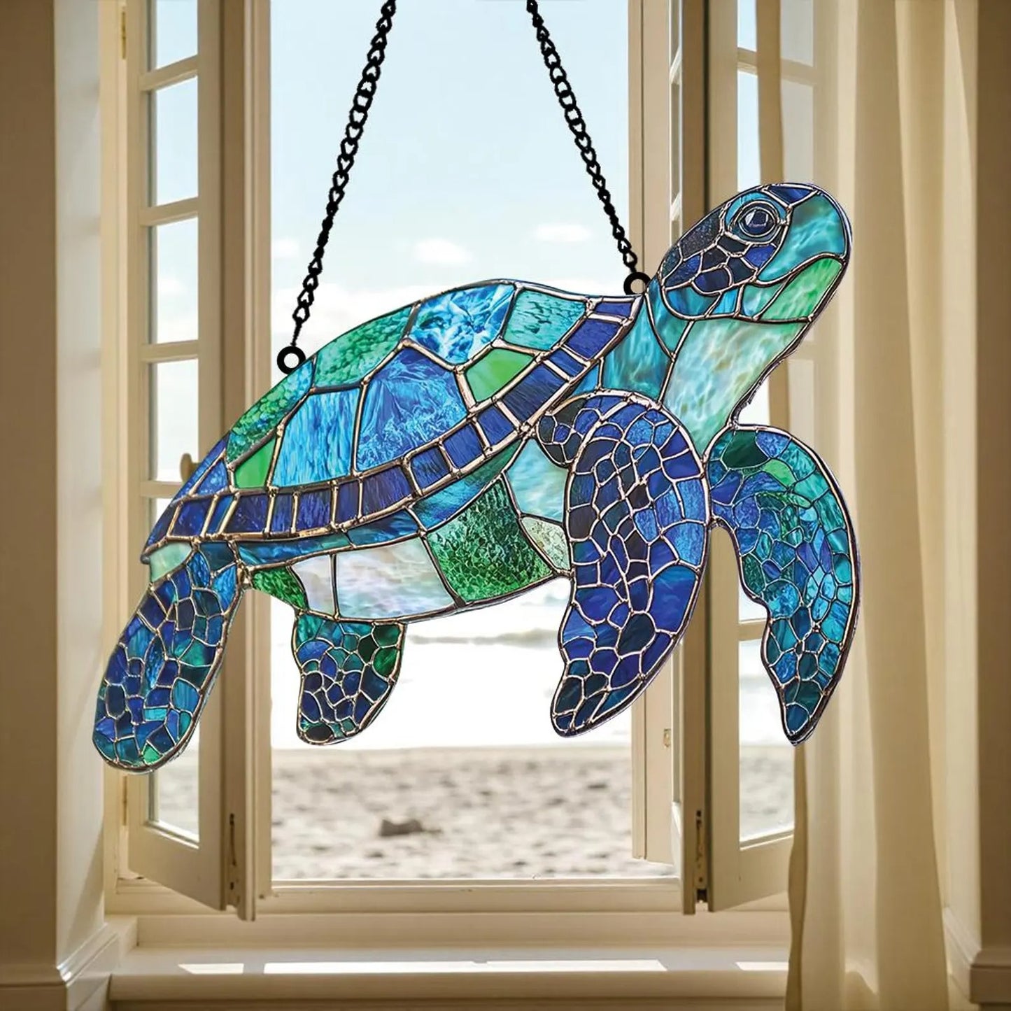 Sea Turtle Acrylic Window Suncatcher