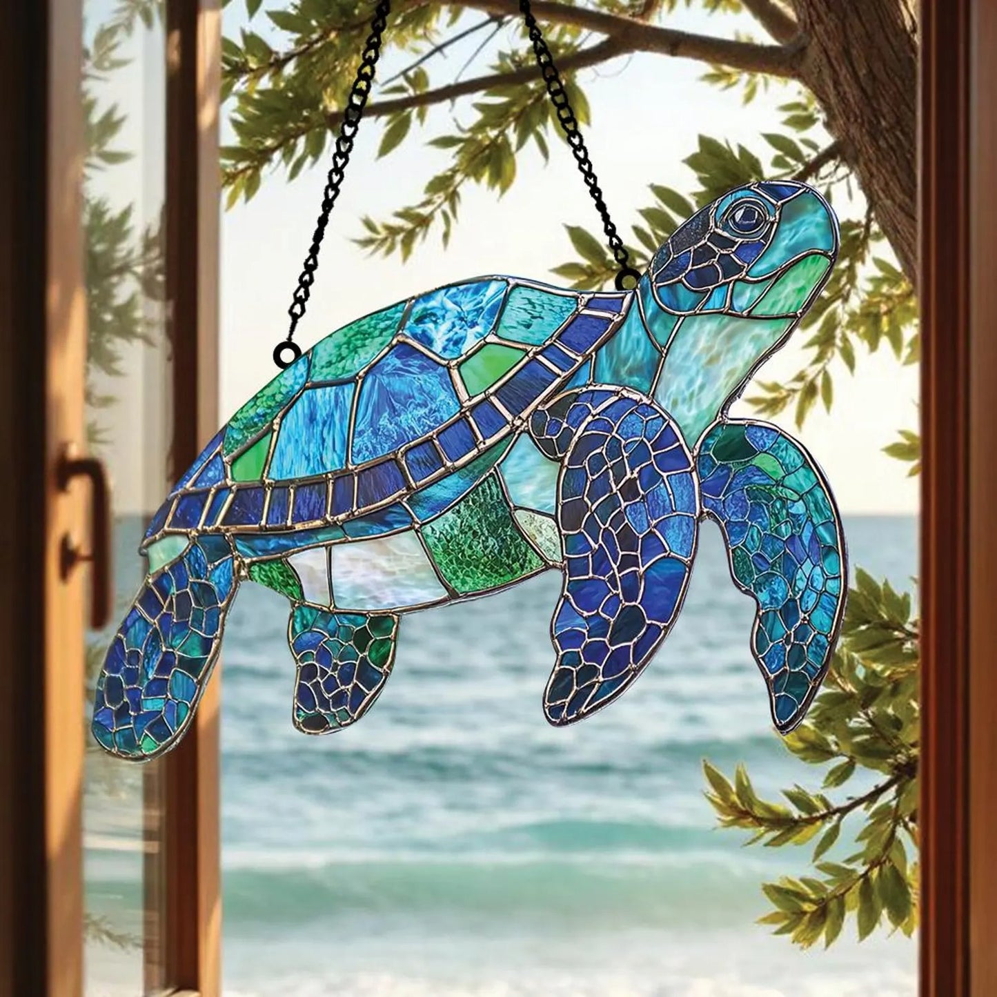Sea Turtle Acrylic Window Suncatcher