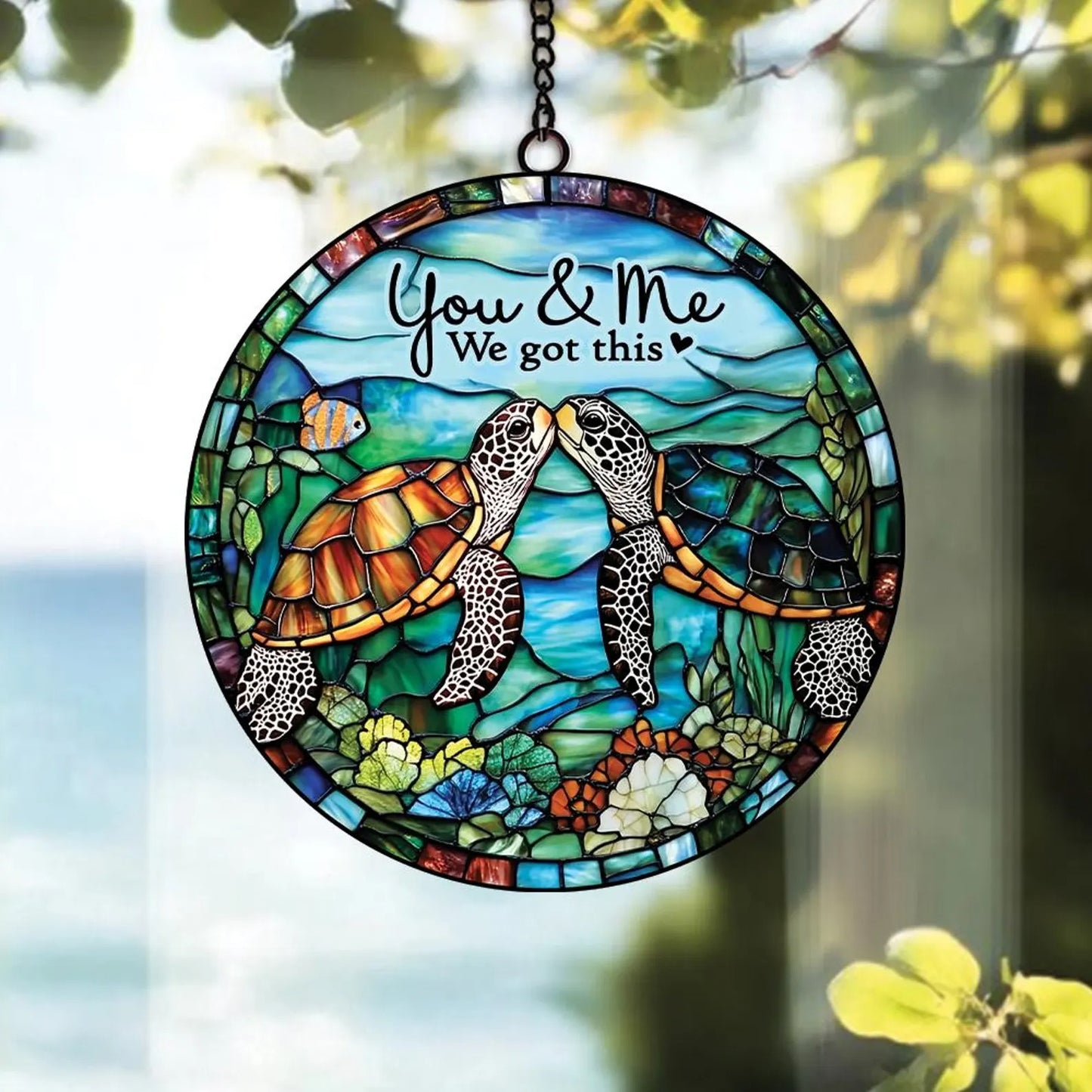 Sea Turtle - Personalized Acrylic Window