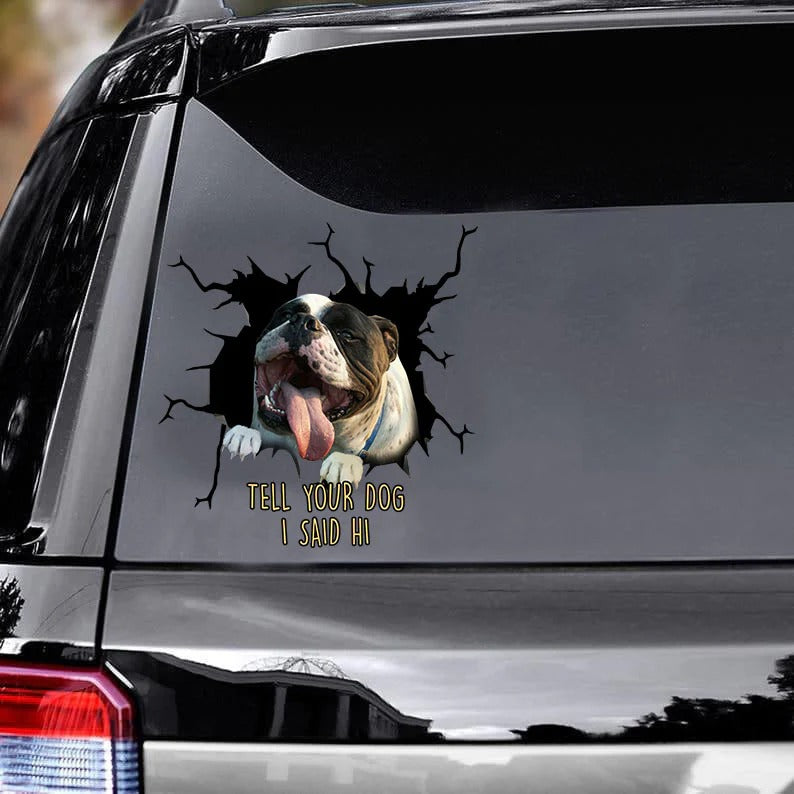 Shepherd vinyls car Sticker, Dog Decal