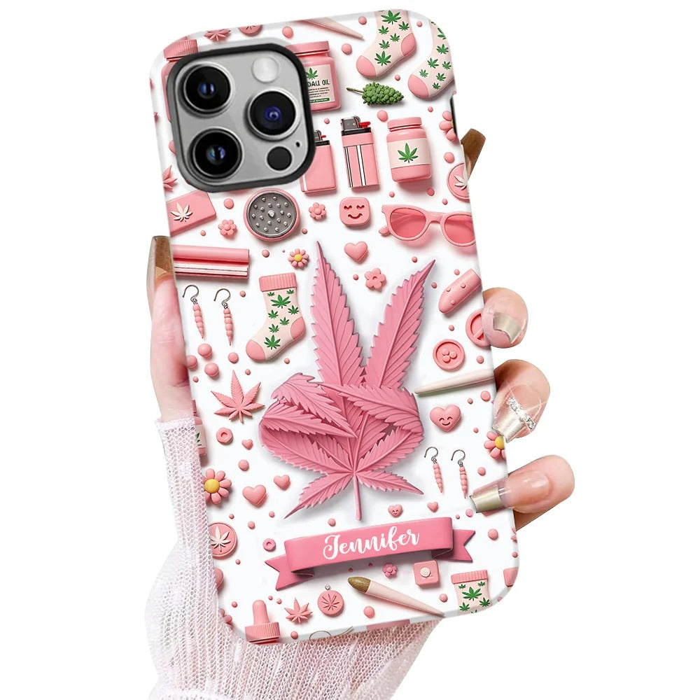 It's 4_20 Somewhere, Personalized Weed Full Print Phone Case