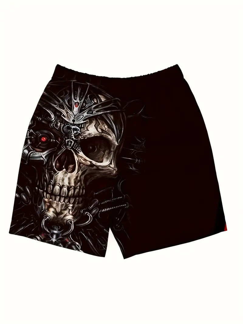 Sull Men' Print Beach Shorts Quick Dry - Beach Short