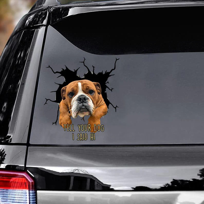 Shepherd vinyls car Sticker, Dog Decal
