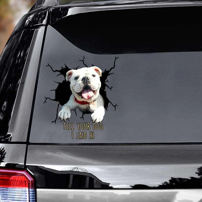 Shepherd vinyls car Sticker, Dog Decal