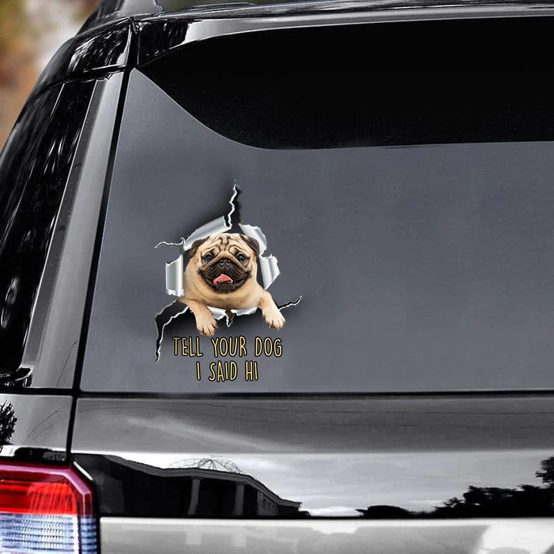 Shepherd vinyls car Sticker, Dog Decal