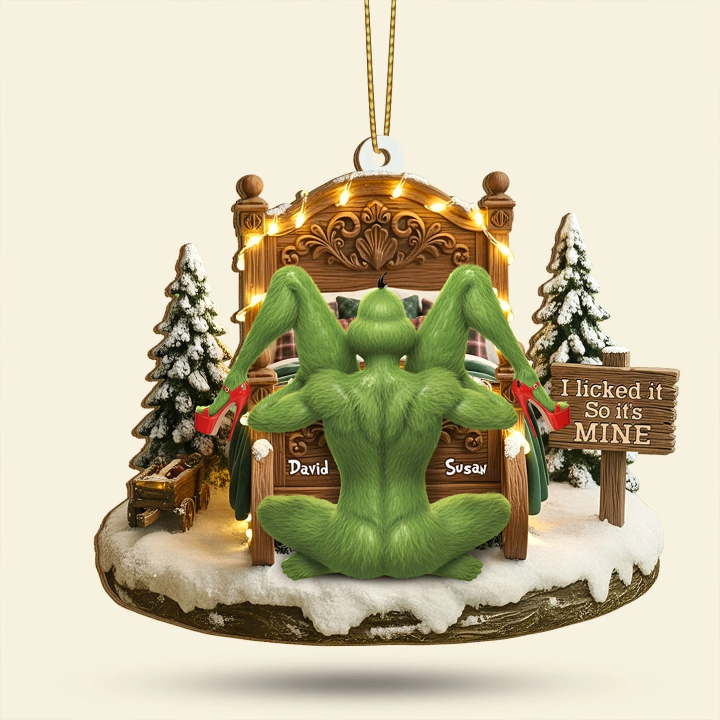 Couple Ornament Christmas - Personalized Christmas Gifts