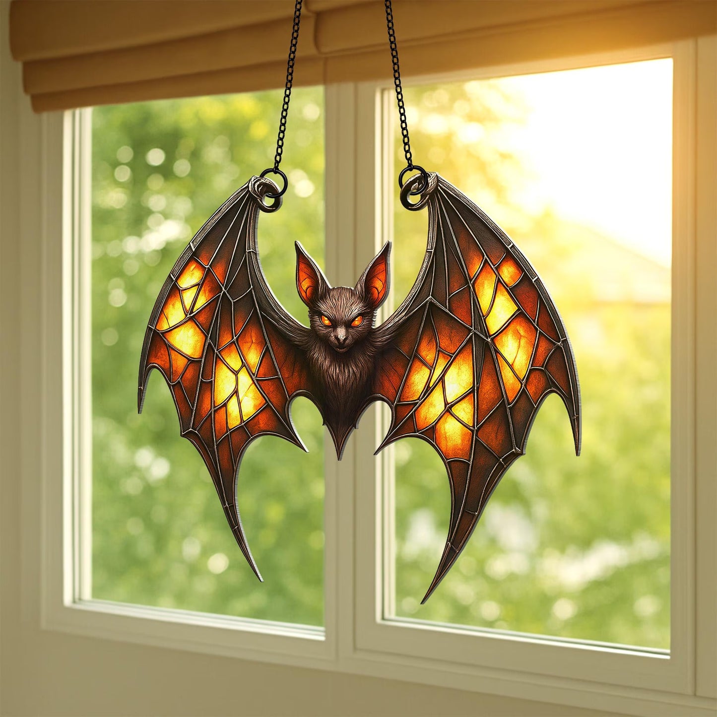 Spooky Bat Acrylic Window Suncatcher