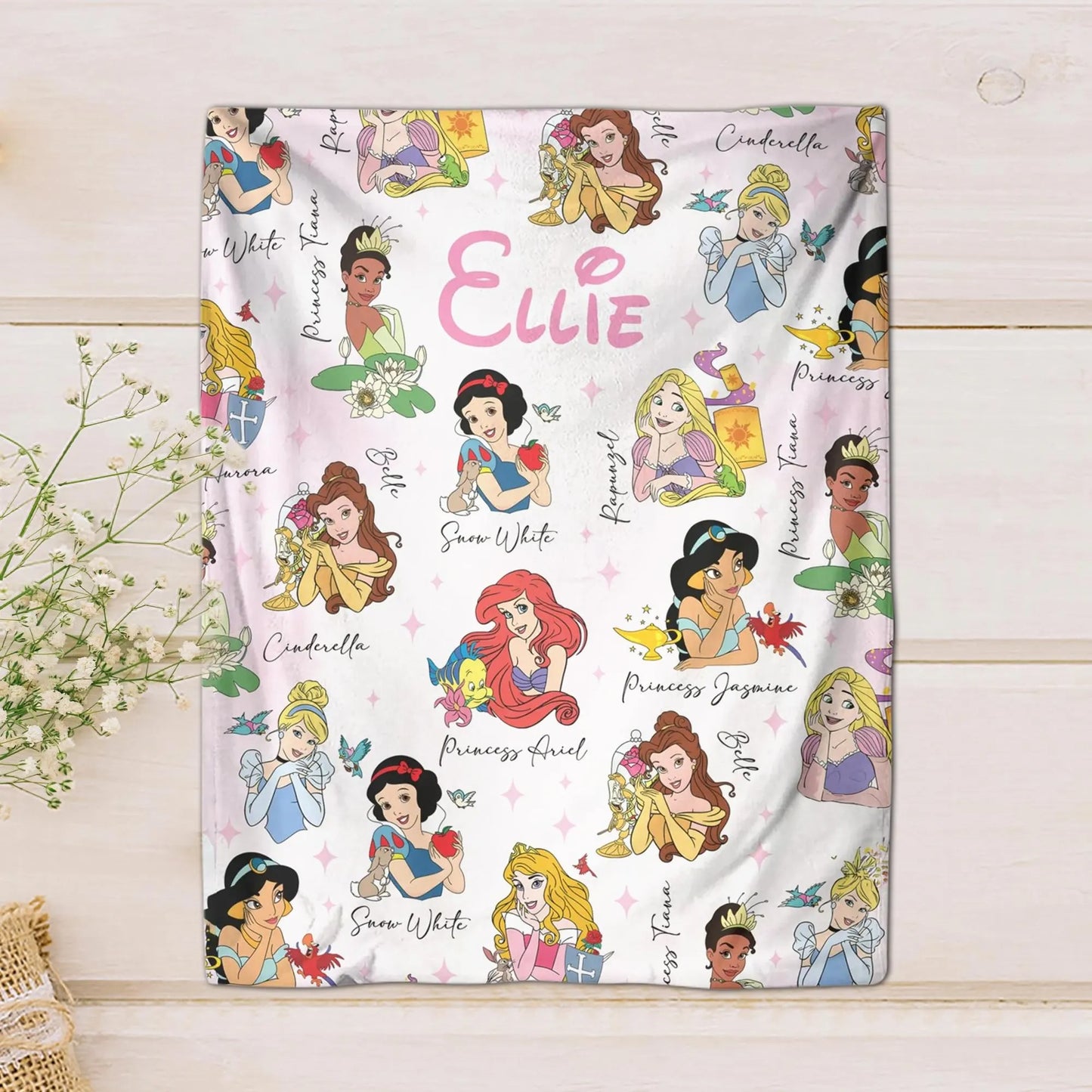 Personalized Princess Blanket